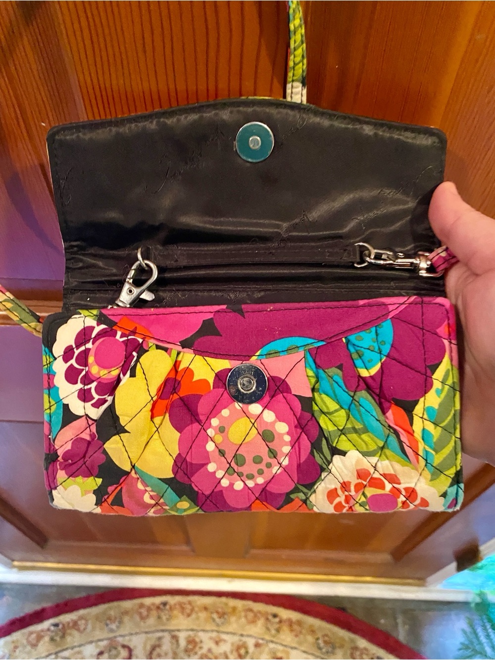 Vera Bradley Floral Quilted Wristlet Wallet - Multi